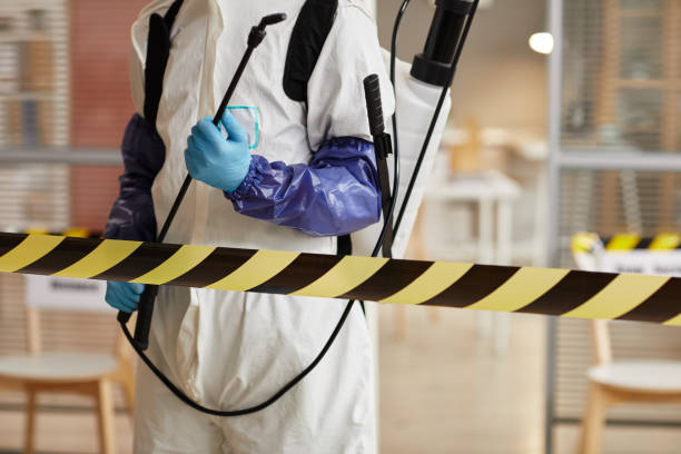 Professional Biohazard Cleanup technician working in Irene, SD